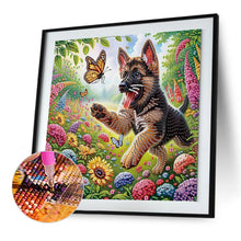 Load image into Gallery viewer, Diamond Painting - Partial Special Shaped - Puppy (30*30CM)