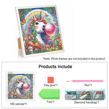 Load image into Gallery viewer, Diamond Painting - Partial Special Shaped - Unicorn (30*30CM)