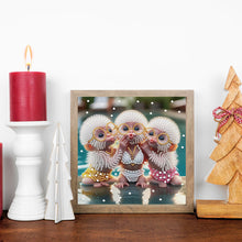 Load image into Gallery viewer, Diamond Painting - Partial Special Shaped - Funny Monkey (30*30CM)