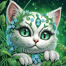 Load image into Gallery viewer, Diamond Painting - Partial Special Shaped - Cat (30*30CM)
