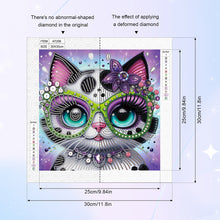 Load image into Gallery viewer, Diamond Painting - Partial Special Shaped - Cat (30*30CM)