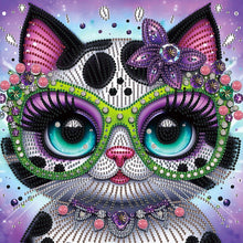 Load image into Gallery viewer, Diamond Painting - Partial Special Shaped - Cat (30*30CM)