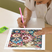 Load image into Gallery viewer, Diamond Painting - Partial Special Shaped - Flower (30*30CM)