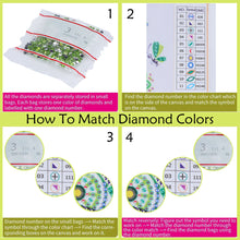 Load image into Gallery viewer, Diamond Painting - Partial Special Shaped - Flower (30*30CM)