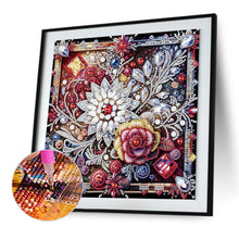 Load image into Gallery viewer, Diamond Painting - Partial Special Shaped - Flower (30*30CM)