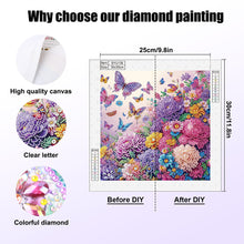 Load image into Gallery viewer, Diamond Painting - Partial Special Shaped - Flower (30*30CM)