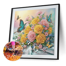 Load image into Gallery viewer, Diamond Painting - Partial Special Shaped - Flower (30*30CM)