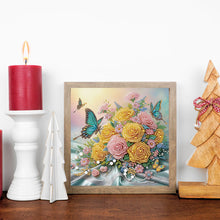 Load image into Gallery viewer, Diamond Painting - Partial Special Shaped - Flower (30*30CM)