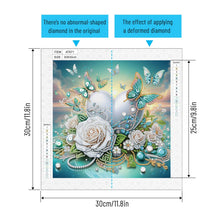 Load image into Gallery viewer, Diamond Painting - Partial Special Shaped - Flower (30*30CM)