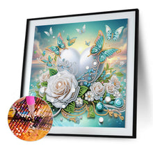 Load image into Gallery viewer, Diamond Painting - Partial Special Shaped - Flower (30*30CM)