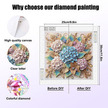 Load image into Gallery viewer, Diamond Painting - Partial Special Shaped - Flower (30*30CM)