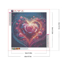 Load image into Gallery viewer, Diamond Painting - Full Round - Pink Rose (40*40CM)