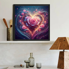 Load image into Gallery viewer, Diamond Painting - Full Round - Pink Rose (40*40CM)