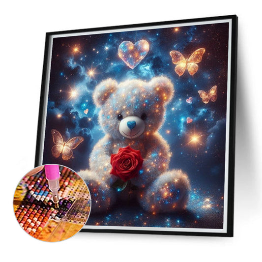 Diamond Painting - Full Round - Valentine'S Day Bear (40*40CM)