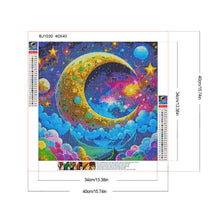 Load image into Gallery viewer, Diamond Painting - Full Round - Moon on mountain (40*40CM)