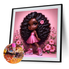 Load image into Gallery viewer, Diamond Painting - Full Round - Black girl (30*30CM)