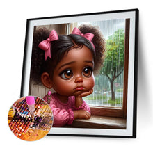 Load image into Gallery viewer, Diamond Painting - Full Round - Black girl (30*30CM)
