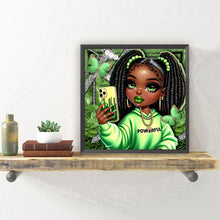 Load image into Gallery viewer, Diamond Painting - Full Round - Black girl (30*30CM)