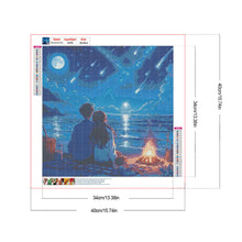Load image into Gallery viewer, Diamond Painting - Full Round - Seaside Couple (40*40CM)