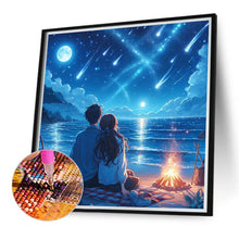 Load image into Gallery viewer, Diamond Painting - Full Round - Seaside Couple (40*40CM)