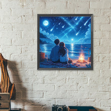 Load image into Gallery viewer, Diamond Painting - Full Round - Seaside Couple (40*40CM)