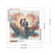 Load image into Gallery viewer, Diamond Painting - Full Round - Rowing Couple (40*40CM)