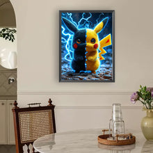 Load image into Gallery viewer, Diamond Painting - Full Round - Two-faced Pikachu (30*40CM)