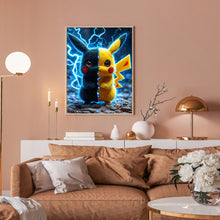 Load image into Gallery viewer, Diamond Painting - Full Round - Two-faced Pikachu (30*40CM)