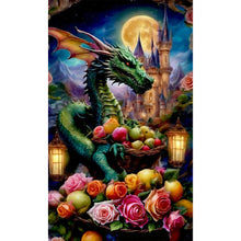 Load image into Gallery viewer, Diamond Painting - Full Round - Flower Dragon (30*50CM)