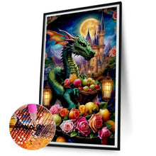 Load image into Gallery viewer, Diamond Painting - Full Round - Flower Dragon (30*50CM)