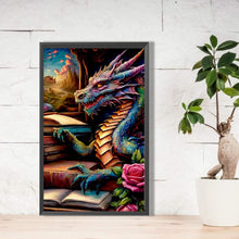 Load image into Gallery viewer, Diamond Painting - Full Round - Flower Dragon (30*50CM)