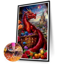 Load image into Gallery viewer, Diamond Painting - Full Round - Flower Dragon (30*50CM)
