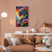 Load image into Gallery viewer, Diamond Painting - Full Round - Flower Dragon (30*50CM)