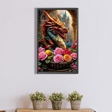 Load image into Gallery viewer, Diamond Painting - Full Round - Flower Dragon (30*50CM)