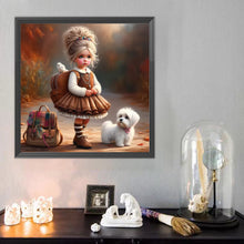 Load image into Gallery viewer, Diamond Painting - Full Round - Cute Big-Eyed Girl (40*40CM)