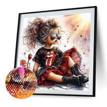 Load image into Gallery viewer, Diamond Painting - Full Round - Cute Big-Eyed Girl (40*40CM)