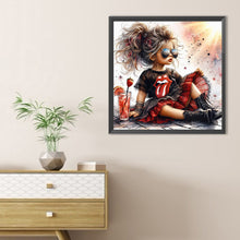 Load image into Gallery viewer, Diamond Painting - Full Round - Cute Big-Eyed Girl (40*40CM)