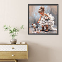 Load image into Gallery viewer, Diamond Painting - Full Round - Cute Big-Eyed Girl (40*40CM)