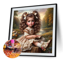 Load image into Gallery viewer, Diamond Painting - Full Round - Cute Big-Eyed Girl (40*40CM)