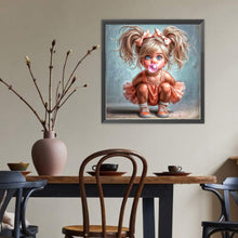 Load image into Gallery viewer, Diamond Painting - Full Round - Cute Big-Eyed Girl (40*40CM)