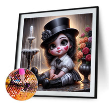 Load image into Gallery viewer, Diamond Painting - Full Round - Cute Big-Eyed Girl (40*40CM)