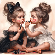 Load image into Gallery viewer, Diamond Painting - Full Round - Cute Big-Eyed Girl (40*40CM)