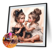 Load image into Gallery viewer, Diamond Painting - Full Round - Cute Big-Eyed Girl (40*40CM)