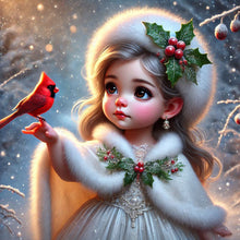 Load image into Gallery viewer, Diamond Painting - Full Round - Angel Child (40*40CM)