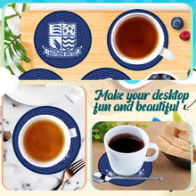 Load image into Gallery viewer, 6Pcs Wooden Football Club Diamond Painting Coasters DIY Coaster Diamond Dot Kits