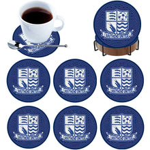 Load image into Gallery viewer, 6Pcs Wooden Football Club Diamond Painting Coasters DIY Coaster Diamond Dot Kits