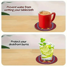 Load image into Gallery viewer, 6Pcs Wooden Football Club Diamond Painting Coasters DIY Coaster Diamond Dot Kits