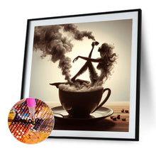 Load image into Gallery viewer, Diamond Painting - Full Round - Dancer On Coffee (40*40CM)