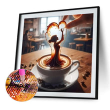 Load image into Gallery viewer, Diamond Painting - Full Round - Dancer On Coffee (40*40CM)