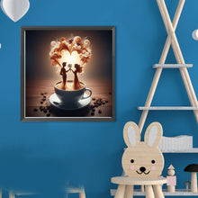 Load image into Gallery viewer, Diamond Painting - Full Round - Dancer On Coffee (40*40CM)